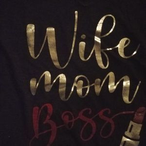 WIFE MOM BOSS T SHIRT
